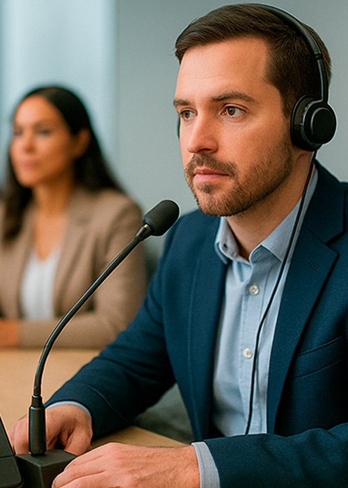 Profesionales líderes en traducción simultánea